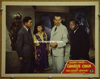 K704 CHARLIE CHAN IN THE SECRET SERVICE #6 lobby card '43 Toler