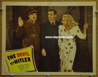 K788 DEVIL WITH HITLER #2 lobby card '42 Bobby Watson as Hitler!