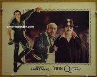 K805 DON Q SON OF ZORRO lobby card '25 cool Douglas Fairbanks!