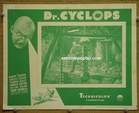 K813 DR CYCLOPS lobby card R58 Albert Dekker w/cool machine!