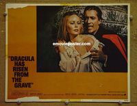 K819 DRACULA HAS RISEN FROM THE GRAVE lobby card #2 '69 Lee