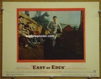 K826 EAST OF EDEN lobby card #1 '55 James Dean running!