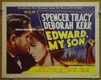 K122 EDWARD MY SON title lobby card '49 Spencer Tracy, Deborah Kerr