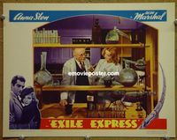 K840 EXILE EXPRESS lobby card '39 Anna Sten in laboratory!