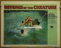 L455 REVENGE OF THE CREATURE lobby card #3 '55 captured!