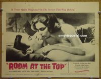 K341 ROOM AT THE TOP title lobby card '59 Laurence Harvey