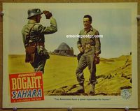 L484 SAHARA obby card '43 Humphrey Bogart portrait!