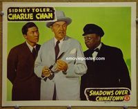 L534 SHADOWS OVER CHINATOWN #2 lobby card '46 Charlie Chan, Toler