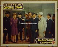 L535 SHADOWS OVER CHINATOWN #3 lobby card '46 Charlie Chan, Toler