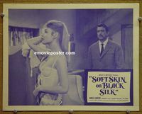 L575 SOFT SKIN ON BLACK SILK lobby card '59 Radley Metzger