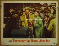 L582 SOMEBODY UP THERE LIKES ME lobby card #5 '56 Newman, Angeli