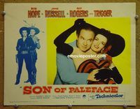 L589 SON OF PALEFACE lobby card #2 '52 Roy Rogers, Bob Hope