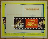 K366 SONS & LOVERS title lobby card '60 DH Lawrence, Trevor Howard