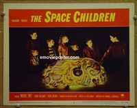 L600 SPACE CHILDREN lobby card #8 '58 great giant brain scene!