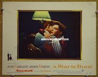 L613 STAR IS BORN lobby card #2 '54 Judy Garland embracing!
