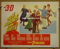 L698 THOSE REDHEADS FROM SEATTLE lobby card #2 '53 3D best card