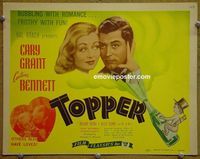 K412 TOPPER title lobby card R44 Cary Grant, better than original!