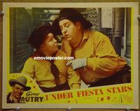 L752 UNDER FIESTA STARS lobby card #3 R45 Smiley Burnette