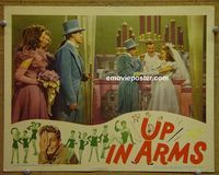 L762 UP IN ARMS lobby card '44 Danny Kaye, Dinah Shore