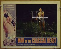 L786 WAR OF THE COLOSSAL BEAST lobby card #7 '58 high voltage!