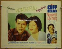 L835 WONDERFUL TO BE YOUNG lobby card #5 '62 Cliff Richard