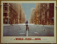 L837 WORLD, THE FLESH & THE DEVIL lobby card #7 '59 Belafonte