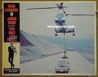 L844 YOU ONLY LIVE TWICE lobby card #2 '67 copter stealing car!