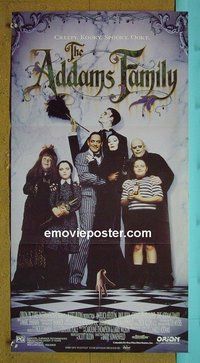 p016 ADDAMS FAMILY Australian daybill movie poster '91 Christina Ricci