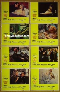 m078 ANYONE CAN PLAY complete set of 8 lobby cards '68 Andress, Virna Lisi