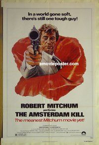 r060 AMSTERDAM KILL one-sheet movie poster '78 Robert Mitchum