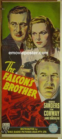 t229 FALCON'S BROTHER Australian daybill movie poster '42 Conway, Sanders