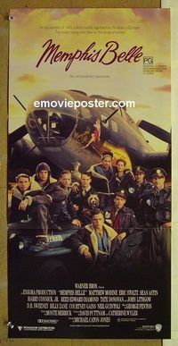 t282 MEMPHIS BELLE Australian daybill movie poster '90 Modine, Sean Astin