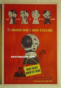 t109 DO NOT DISTURB Aust one-sheet movie poster '65 Doris Day, Rod Taylor