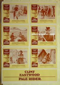 t086 PALE RIDER Aust LC movie poster '85 Clint Eastwood