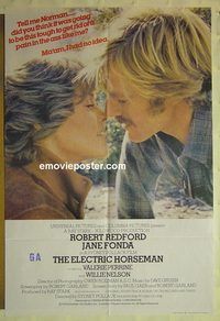 t018 ELECTRIC HORSEMAN English one-sheet movie poster '79 Robert Redford