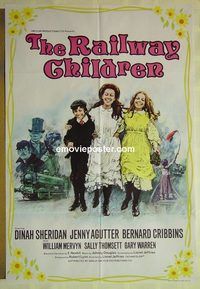 t049 RAILWAY CHILDREN English one-sheet movie poster '71 Jenny Agutter
