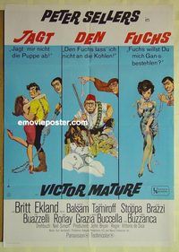 t530 AFTER THE FOX German movie poster '66 Peter Sellers, Mature