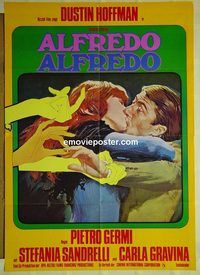 t531 ALFREDO ALFREDO German movie poster '73 Dustin Hoffman
