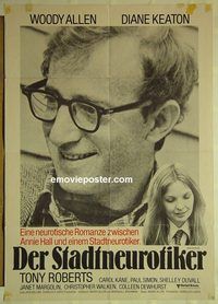 t538 ANNIE HALL German movie poster '77 Woody Allen, Diane Keaton