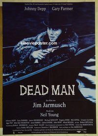 t579 DEAD MAN German movie poster '95 Johnny Depp, Jim Jarmusch
