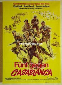 t582 DESERT COMMANDOS German movie poster '67 Umberto Lenzi