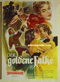 t635 GOLDEN FALCON German movie poster '55 Anna Maria Ferrero