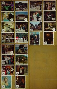 t498 VENGEANCE OF FU MANCHU 24 German lobby cards '67 Chris Lee