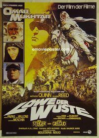 t670 LION OF THE DESERT German movie poster '80 Anthony Quinn