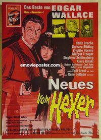 t695 NEUES VOM HEXER German movie poster '65 Kalus Kinski, Wallace