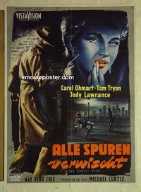 t735 SCARLET HOUR German movie poster '56 Michael Curtiz