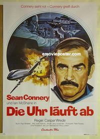 t760 TERRORISTS German movie poster '75 Sean Connery, Ian McShane