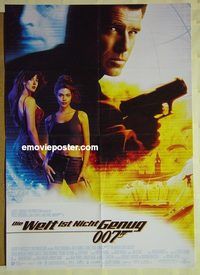 t788 WORLD IS NOT ENOUGH #2 German movie poster '99 James Bond