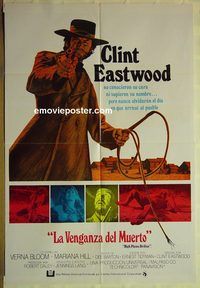 t453 HIGH PLAINS DRIFTER South American movie poster 73 Clint Eastwood