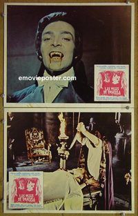 t412 TWINS OF EVIL 2 Mexican lobby cards '72 Hammer, Cushing